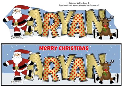 Santa & Rudolf Aryan Large Dl