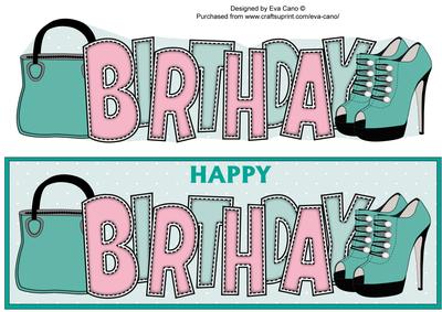 Bag & Shoes Birthday Large Dl