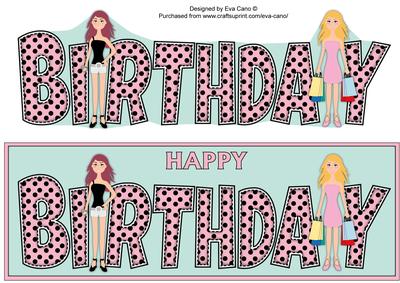 Teenage Girls Birthday Large Dl