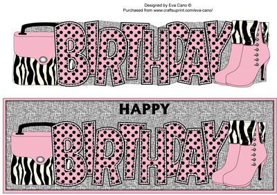 Bag & Shoes Birthday 3 Large Dl