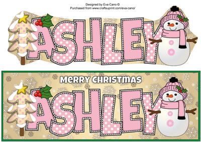 Cute Snowman Ashley Large Dl
