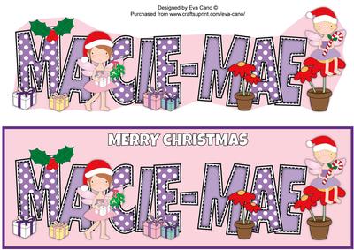 Christmas Fairies Macie-mae Large Dl