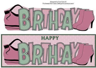 Bag & Shoes Birthday 4 Large Dl