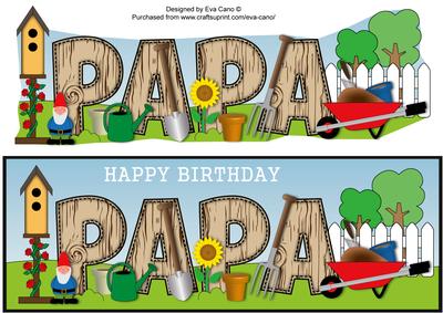 Gardening Papa Large Dl