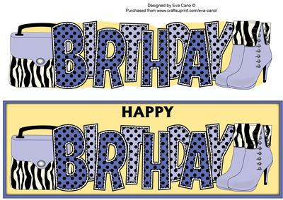 Bag & Shoes Birthday 5 Large Dl