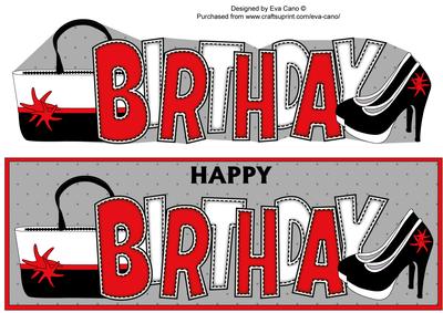 Bag & Shoes Birthday 6 Large Dl