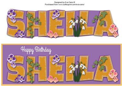 Flowers Sheila Large Dl