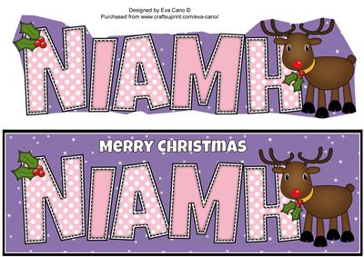 Rudolf the Red Nose Reindeer Niamh Large Dl