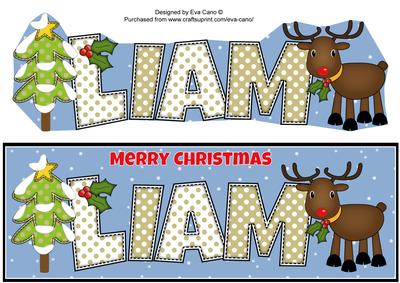 Rudolf the Red Nose Reindeer Liam Large Dl