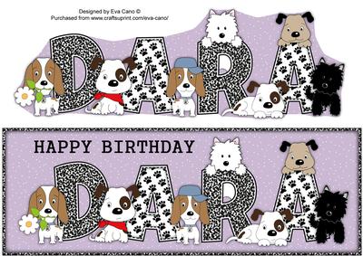 Patch, Kosmo and Jazz Dara Large Dl