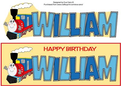 Terry the Train William Large Dl