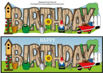 Gardening Birthday Large Dl