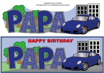 Porsche Papa Large Dl