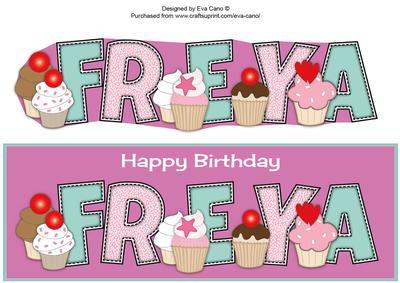 Cupcakes Freya Large Dl
