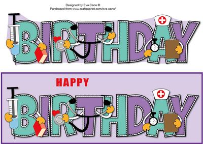 Medical Birthday Large Dl