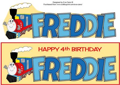 Terry the Train Freddie 4th Large Dl