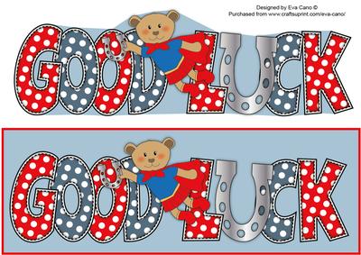 Superted Girl Good Luck Large Dl