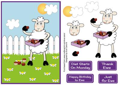 Just Sheep -  Birthday Chocolates