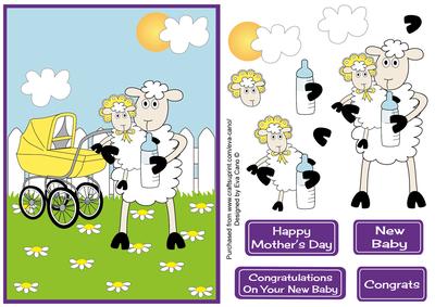 Just Sheep -  Mother and Baby
