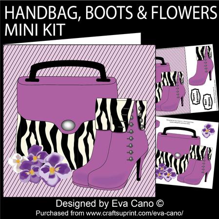 Handbag, Boots & Flowers Mini Kit