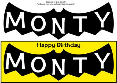 Bat Shape Monty Large Dl