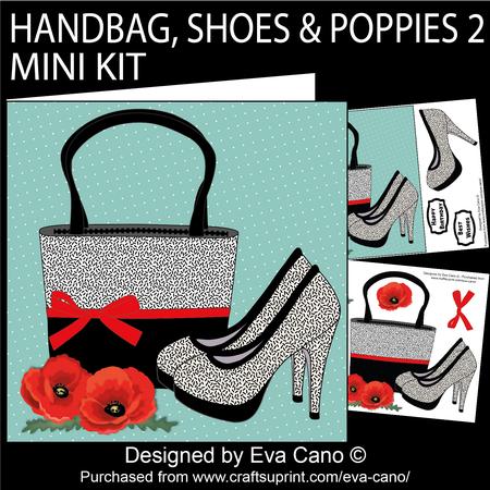 Handbag, Shoes & Poppies 2 Mini Kit