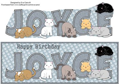 Cats Joyce Large Dl