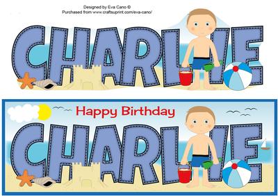 Beach Boy Charlie Large Dl