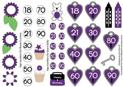 Charms for My Handbag Designs (purple)