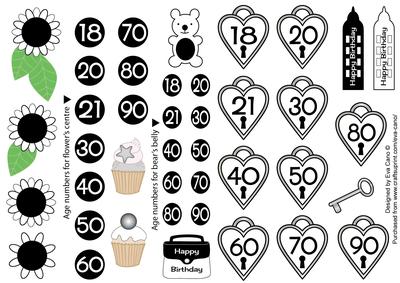 Charms for My Handbag Designs (black & White)