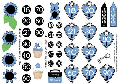 Charms for My Handbag Designs (blue)