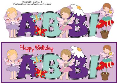 Little Fairies Abbi Large Dl