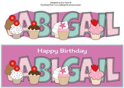 Cupcakes Abigail Large Dl