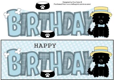 Smart Jazz the Dog Birthday Large Dl 2