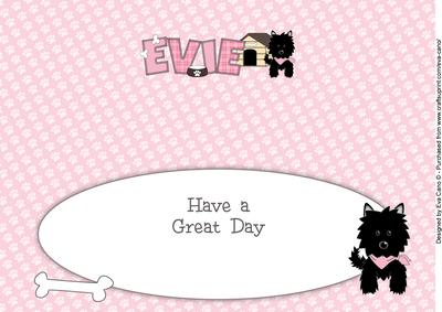 Black Jazz Dog with Bandana Evie Large Dl Insert