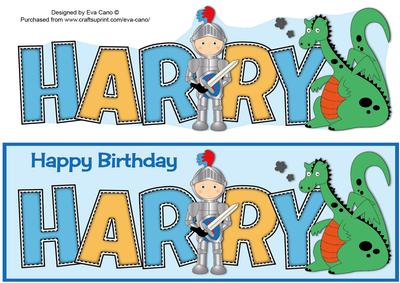 Little Knight Harry Large Dl