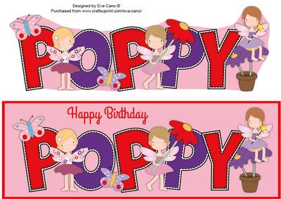 Little Fairies Poppy Large Dl