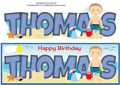 Beach Boy Thomas Large Dl