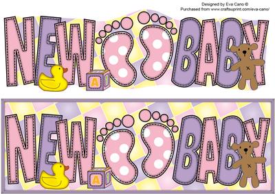 New Baby Feet Girl Large Dl