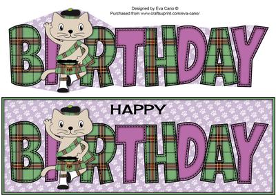 Highland Fling Max the Cat Birthday Large Dl 2