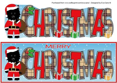 Santa Jazz the Dog Christmas Large Dl 2