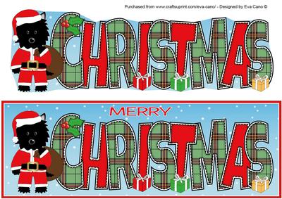 Santa Jazz the Dog Christmas Large Dl 3