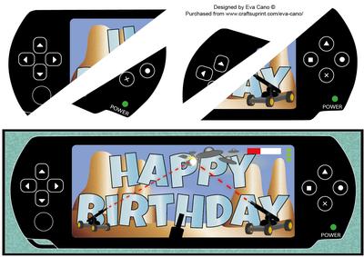 Videogame Happy Birthday Large Dl