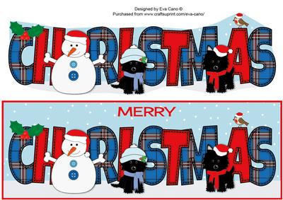 Jazz Dogs & Snowman Christmas Large Dl 3