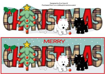 Playful Jazz Dogs Christmas Large Dl 2