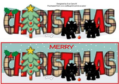 Playful Jazz Dogs Christmas Large Dl 3