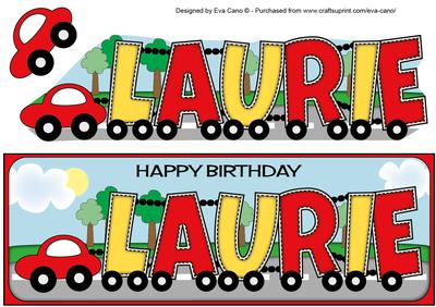 Little Cars Laurie Large Dl