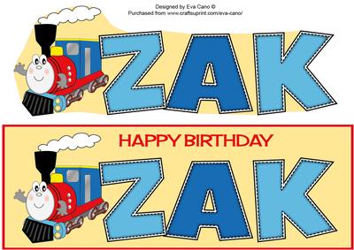 Terry the Train Zak Large Dl