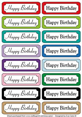 Happy Birthday Tags 1