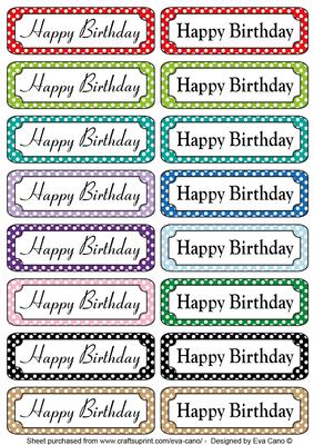Happy Birthday Tags 2